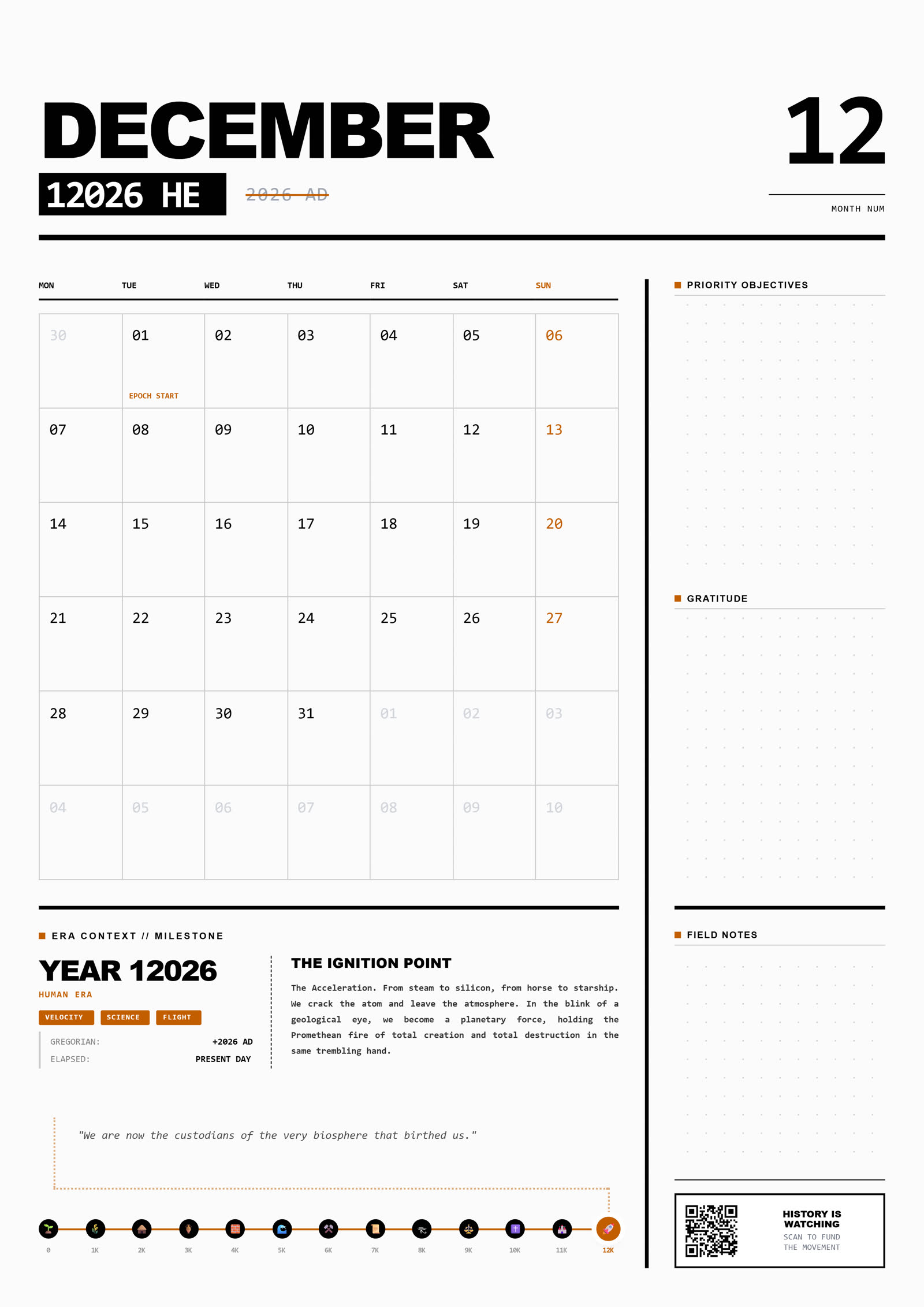 Standard Edition Calendar